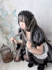 Rabbit play pictorial - black maid(59)